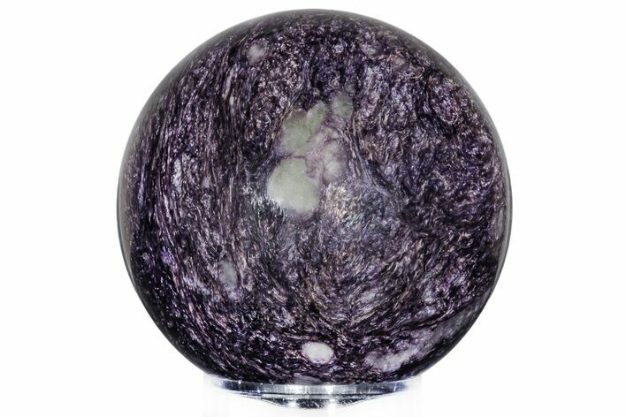 Large, Polished, Purple Charoite Sphere - Siberia #210572
